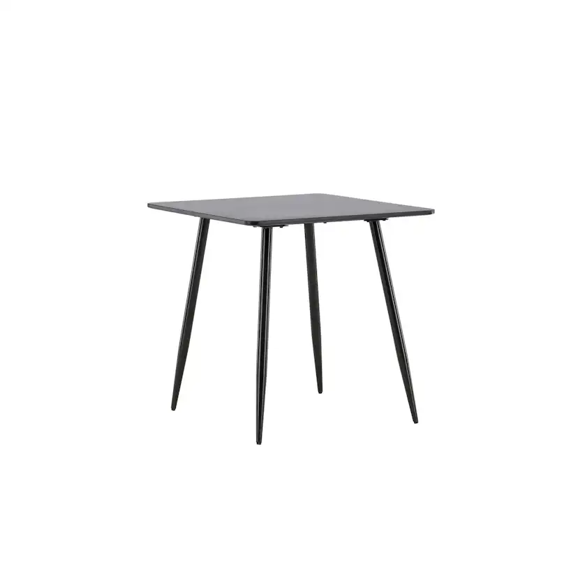 Polar Dining Table 75x75 cm - Black / Black Svart