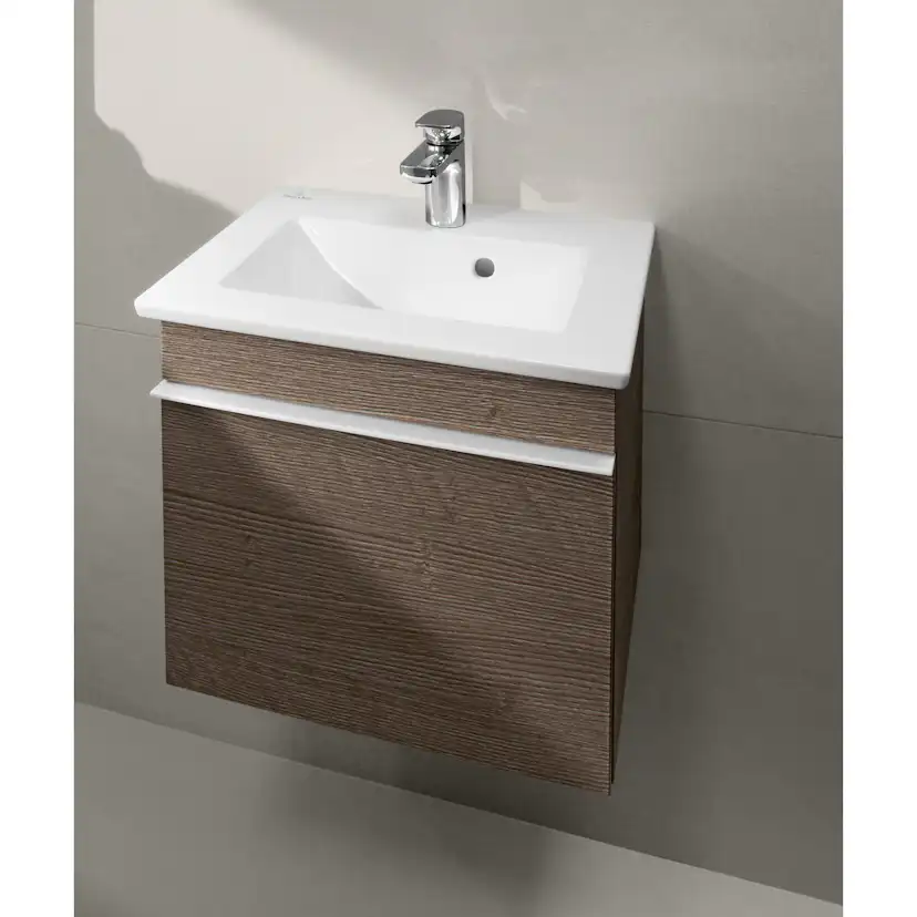 Tvättställ villeroy & Boch Venticello 412450R1 Vit Alpin CeramicPlus, för Enhålsblandare
