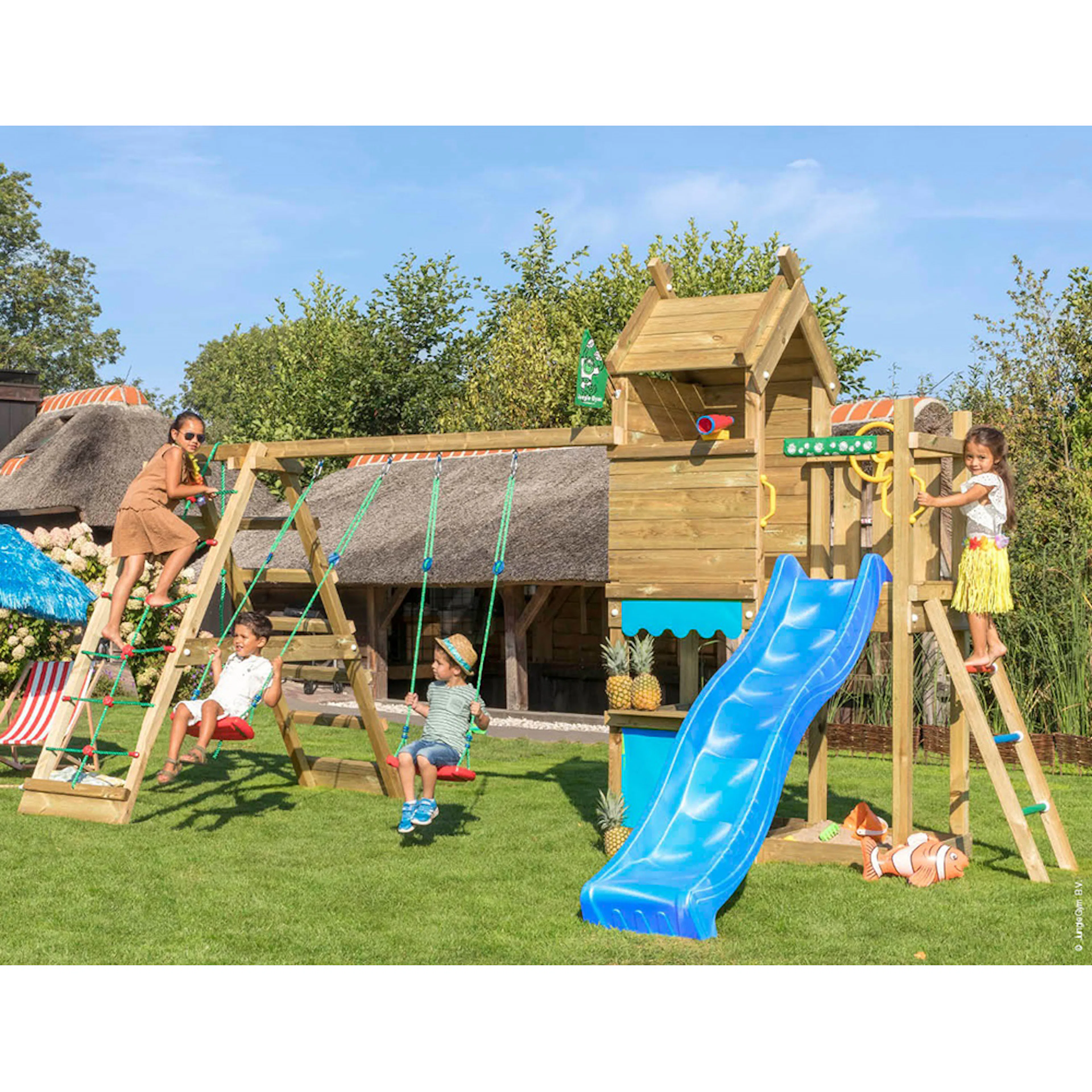 Lektorn Jungle Gym Resort Klättermodul & Rutschkana