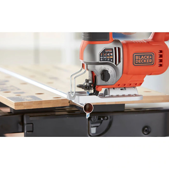 Sticksåg Black & Decker BES610K Kitbox