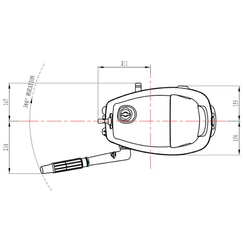 Utombordsmotor Parsun 4-Takts Kort Rigg 6hk