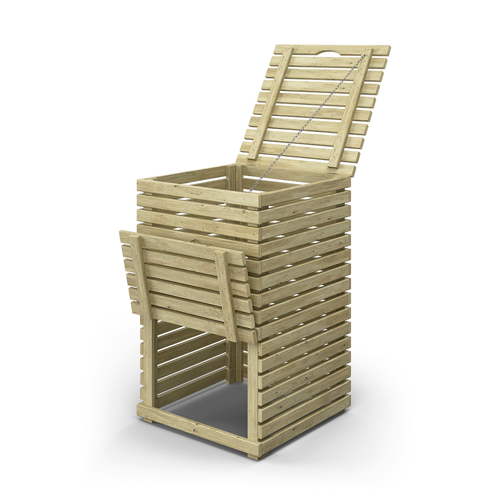 Kompost Horizont 60x60x95 impr gran FSC Natur