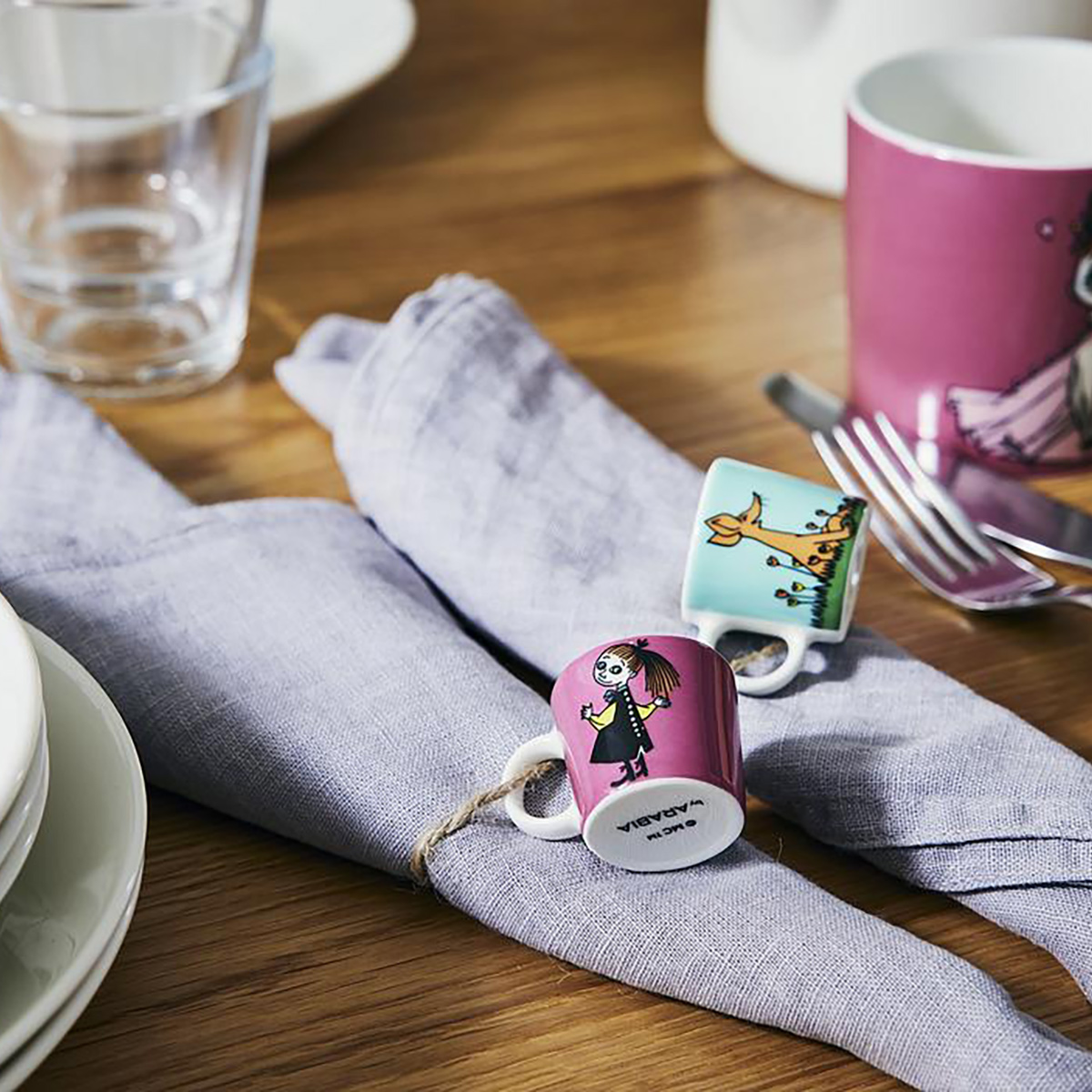 Mini-mugg Arabia Mumin Klassiker 6-pack