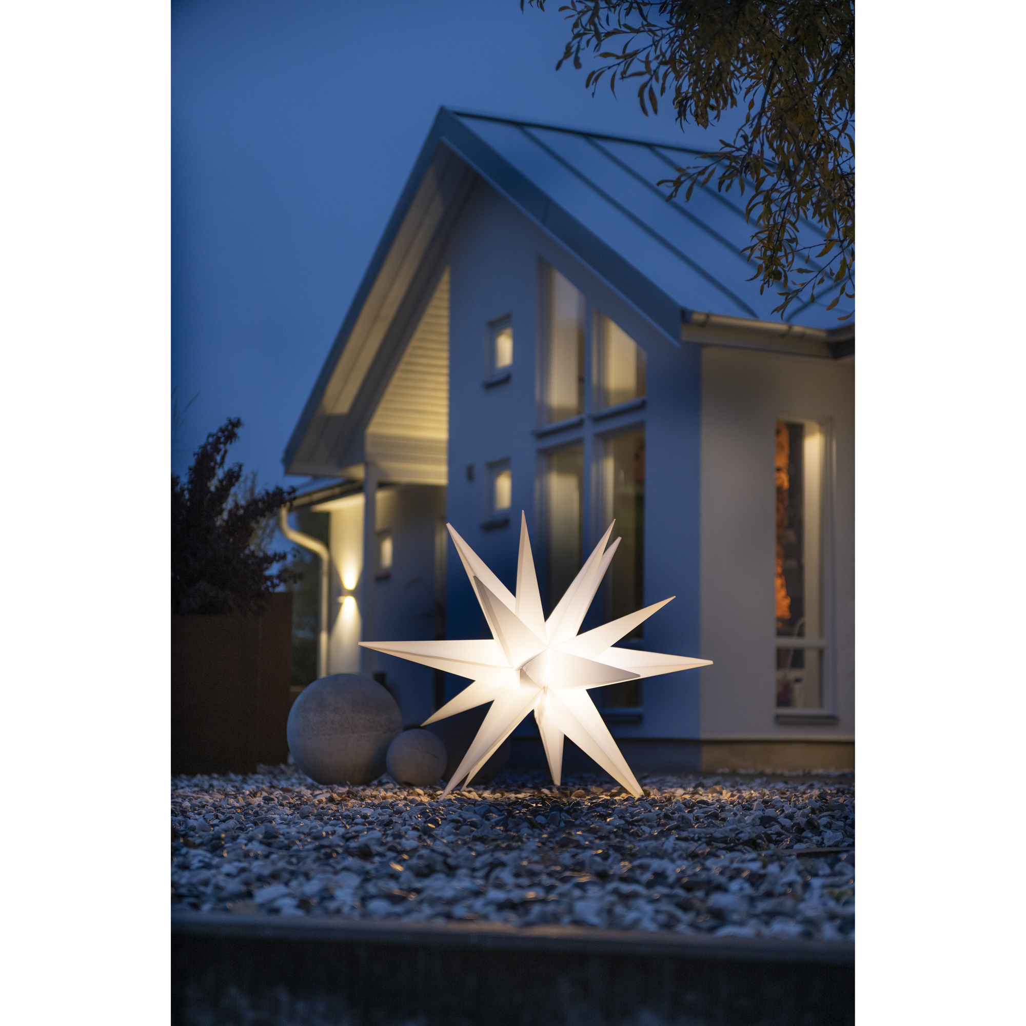 Adventsstjärna Gnosjö Konstsmide 3D Stjärna 100 cm LED Utomhus