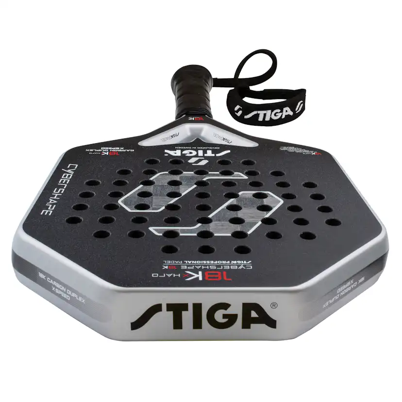 Padelracket STIGA Sports 18K X Hard Cybershape