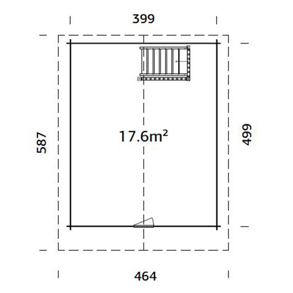 Stuga Palmako Kendra 19,9 m2