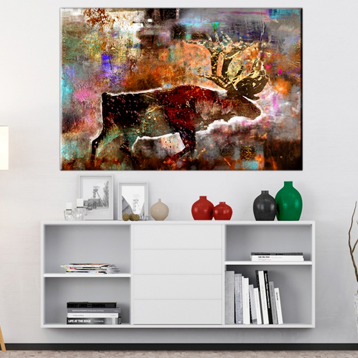 Tavla Arkiio Colourful Caribou