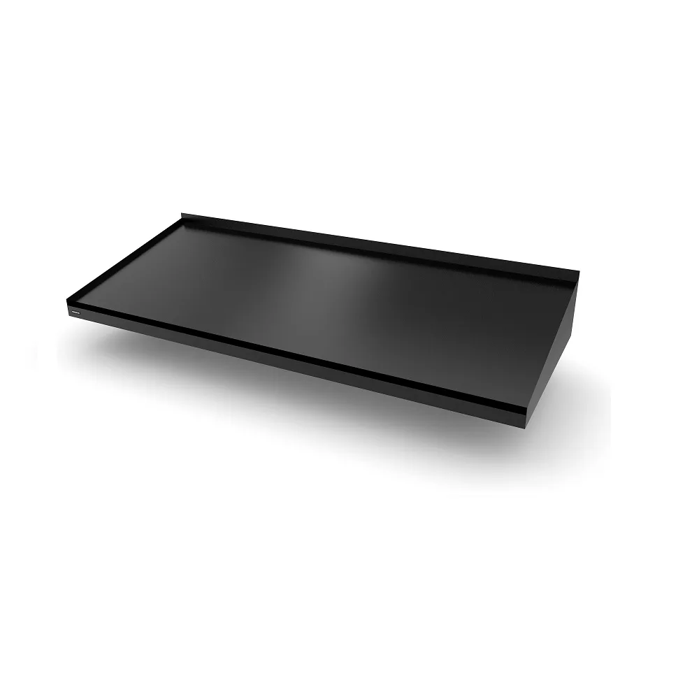 Simple Classic B=2430 D=1155 Black (RAL:9011) 2430 mm Svart 3 Vita COB Led-Lampor, Djup: 1155 mm