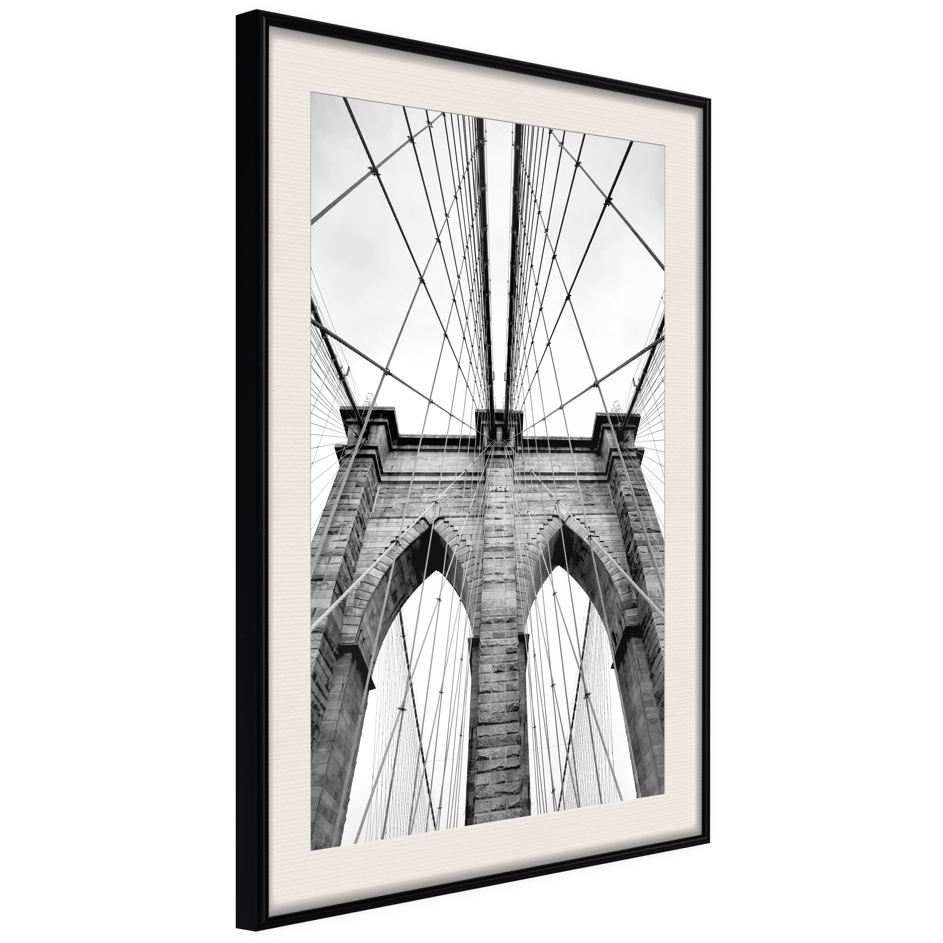 Affisch - Architectural Details [Poster] 30x45 Svart ram med passepartout, 30x45 cm