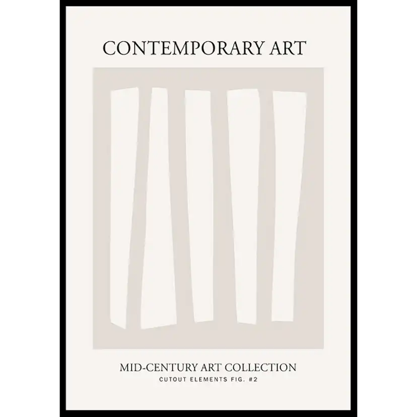 Poster Gallerix Contemporary Art No2