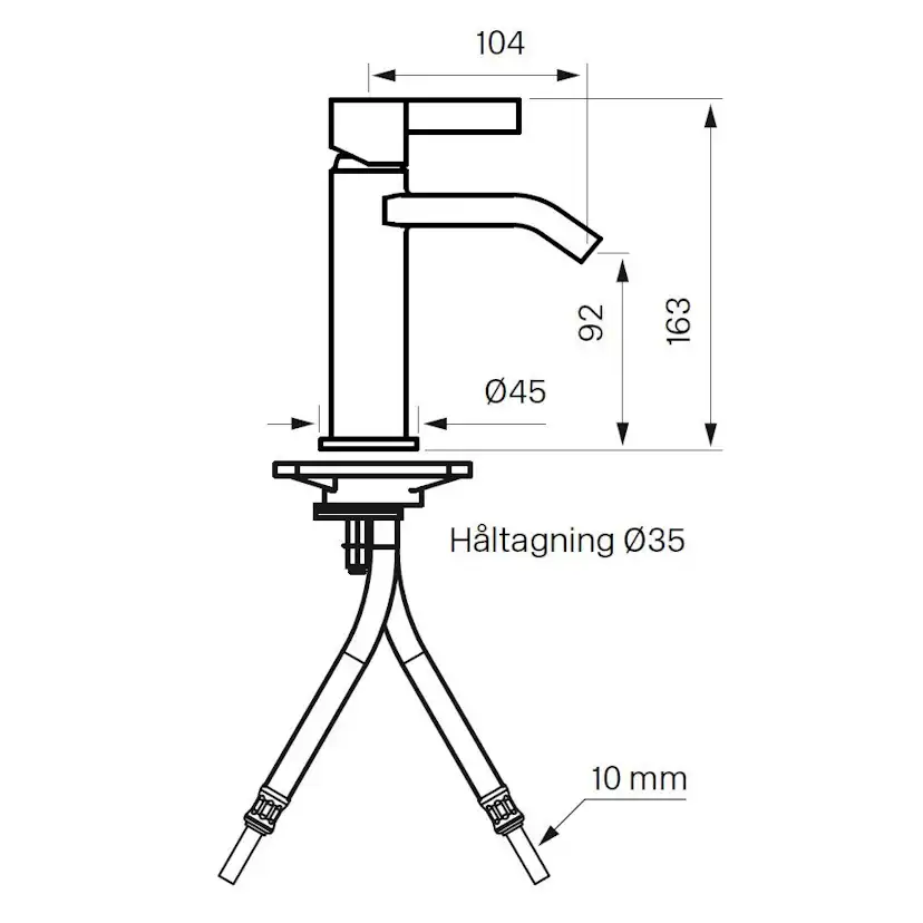 Tvättställsblandare Tapwell ARM071