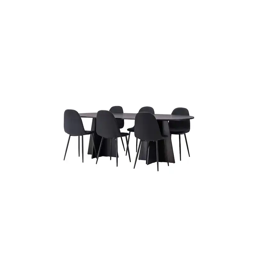 Matgrupp Venture Home Bootcut Oval med 6 Polar Stolar