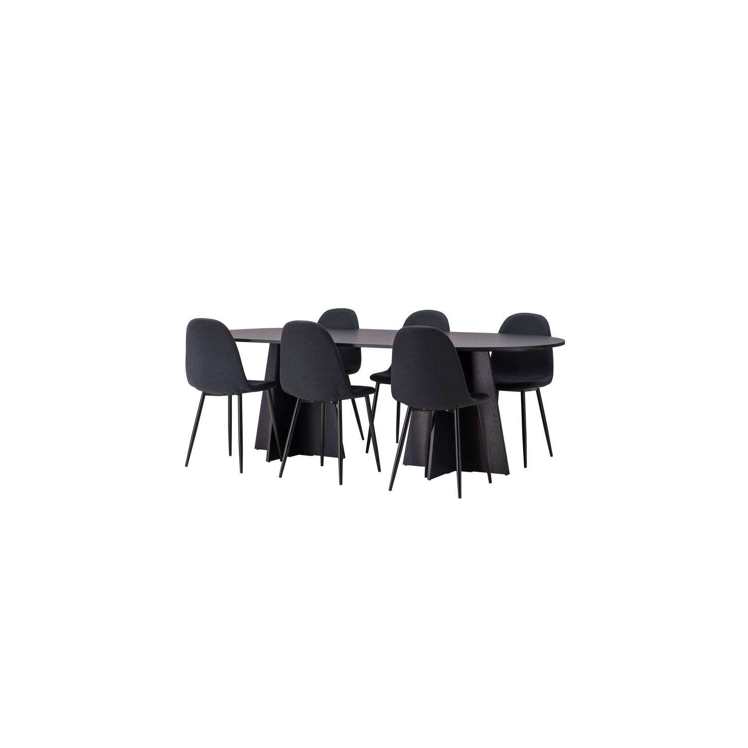 Matgrupp Venture Home Bootcut Oval med 6 Polar Stolar