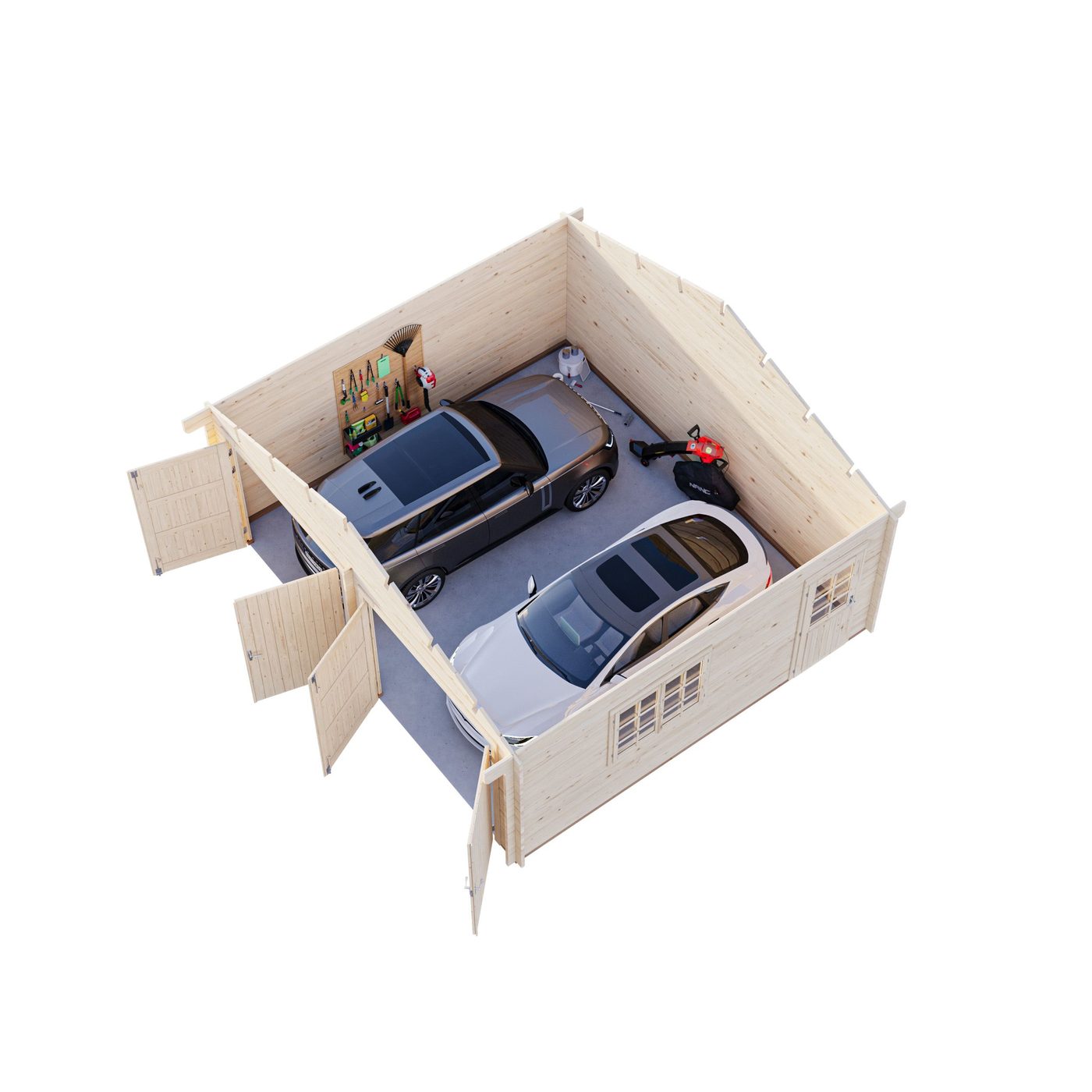 Roger 28,4 m2 w/ wooden gate Obehandlad