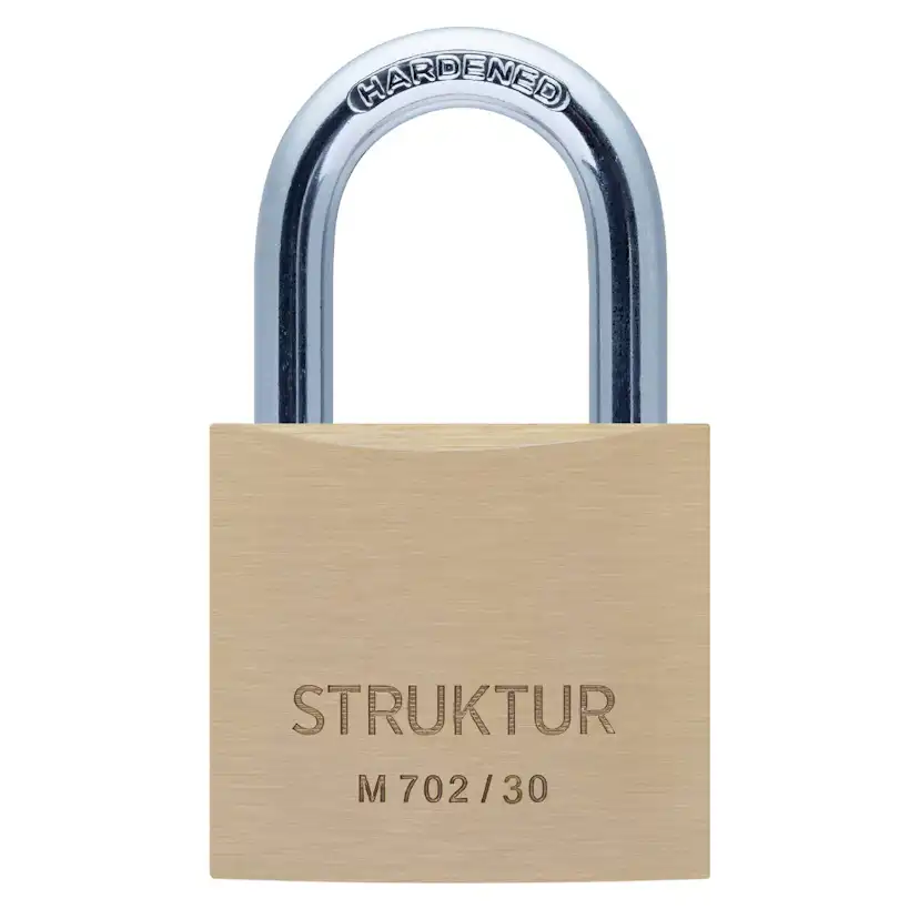 Hänglås Millers Mässing M 702/30