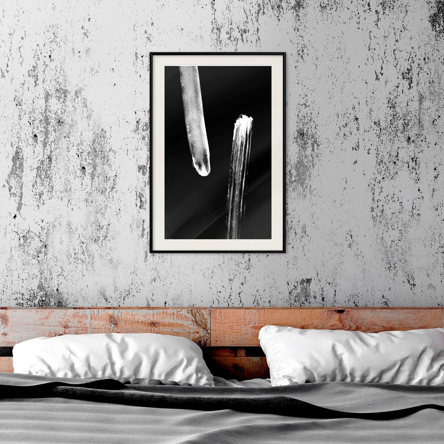 Affisch - Evening Walk [Poster] 40x60 Svart ram med passepartout, 40x60 cm