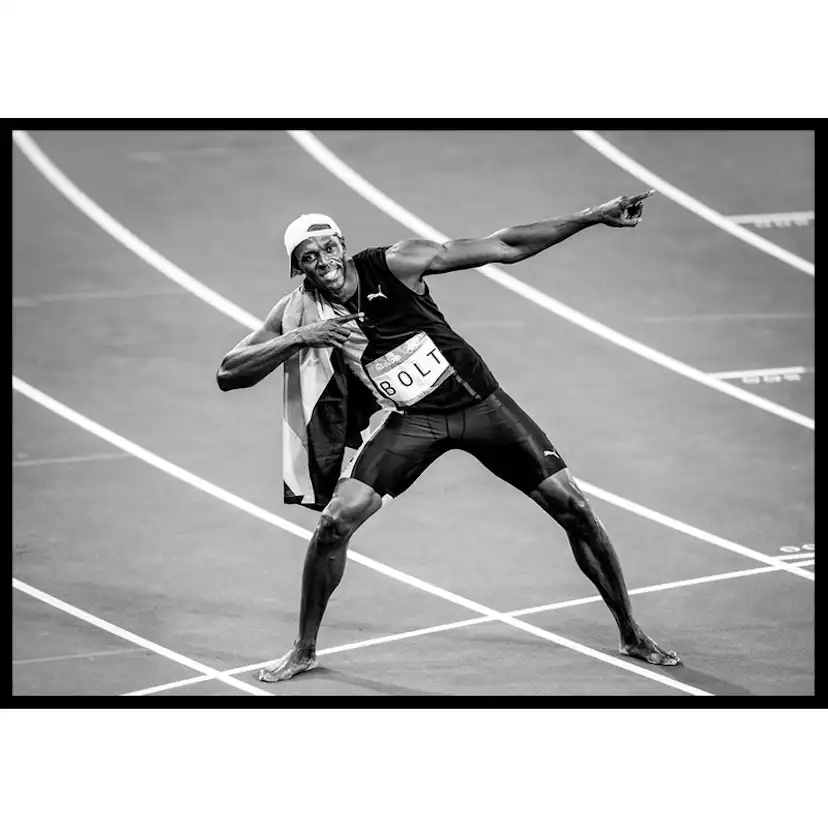 Poster Gallerix Usain Bolt Gold 2016