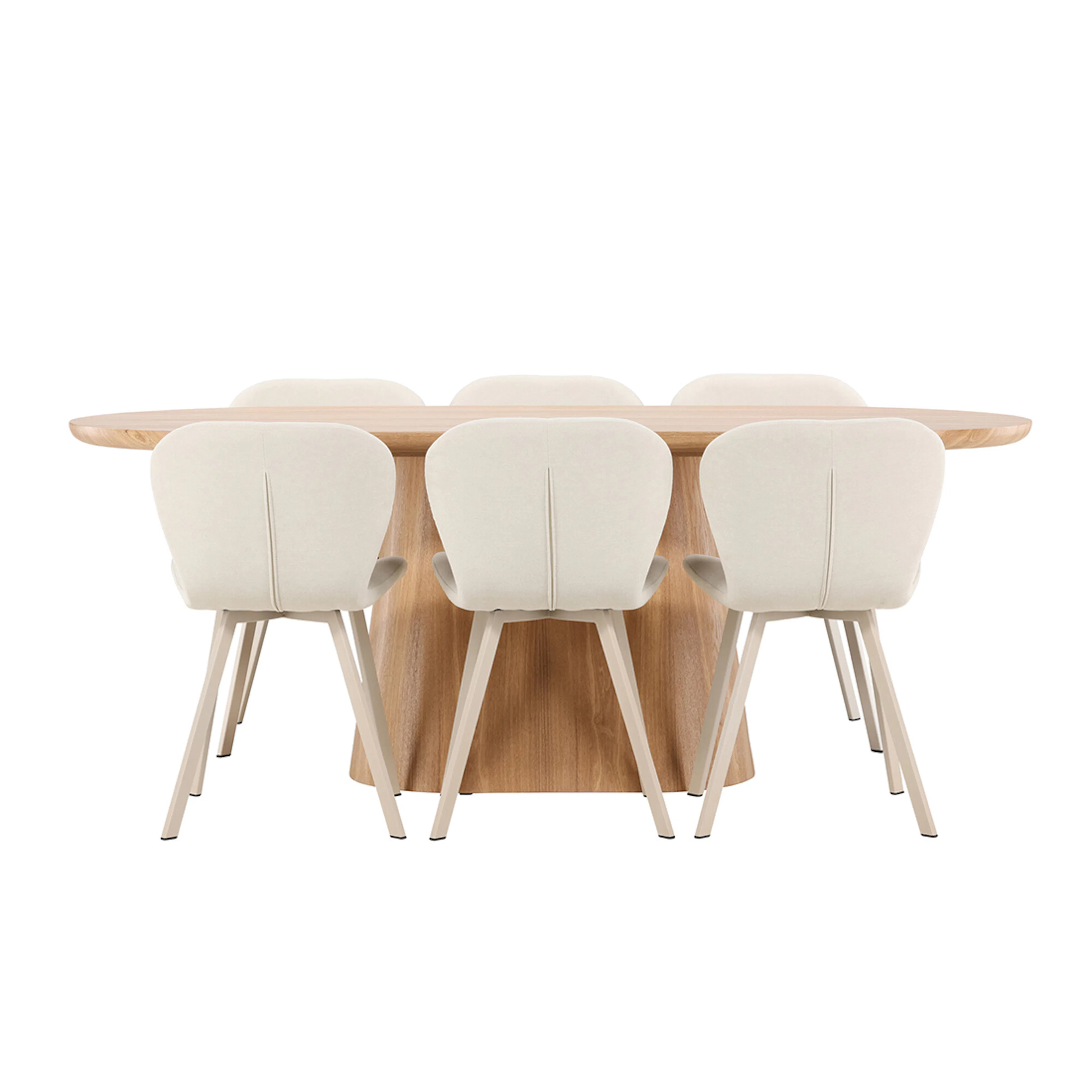 Matgrupp Venture Home Stjärnö med 6st Lilja Matstolar