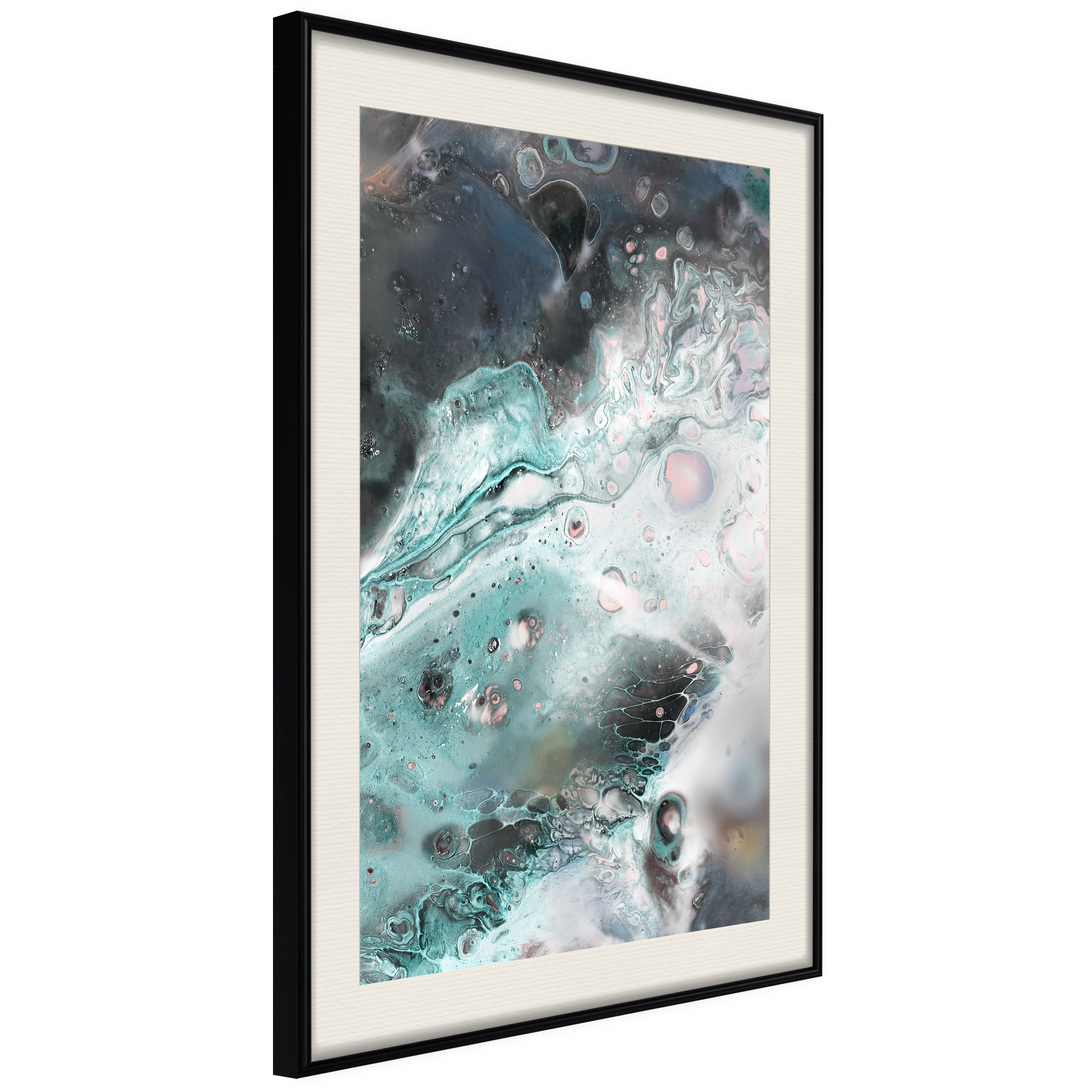Affisch - Sea Elements [Poster] 20x30 Svart ram med passepartout, 20x30 cm