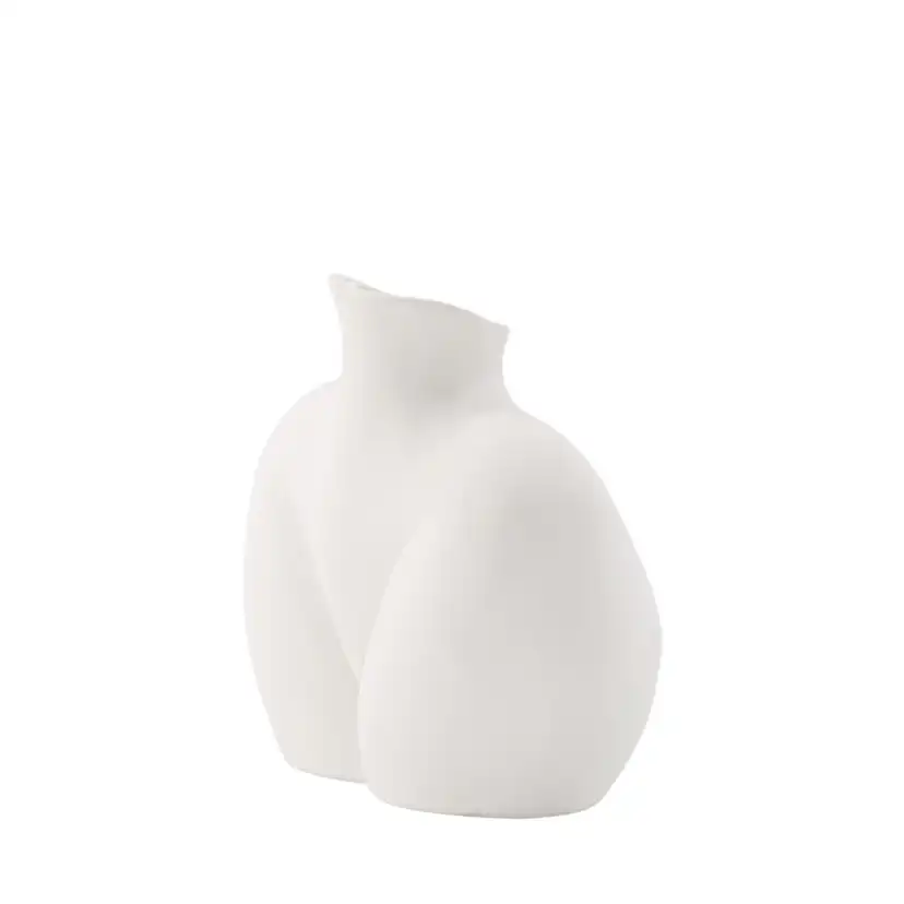 Harvey Vase - Offwhite - 17*10*15Hcm Vit
