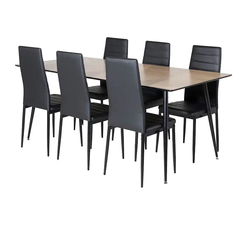 Matgrupp Venture Home Silvia med 6 Sly Stolar