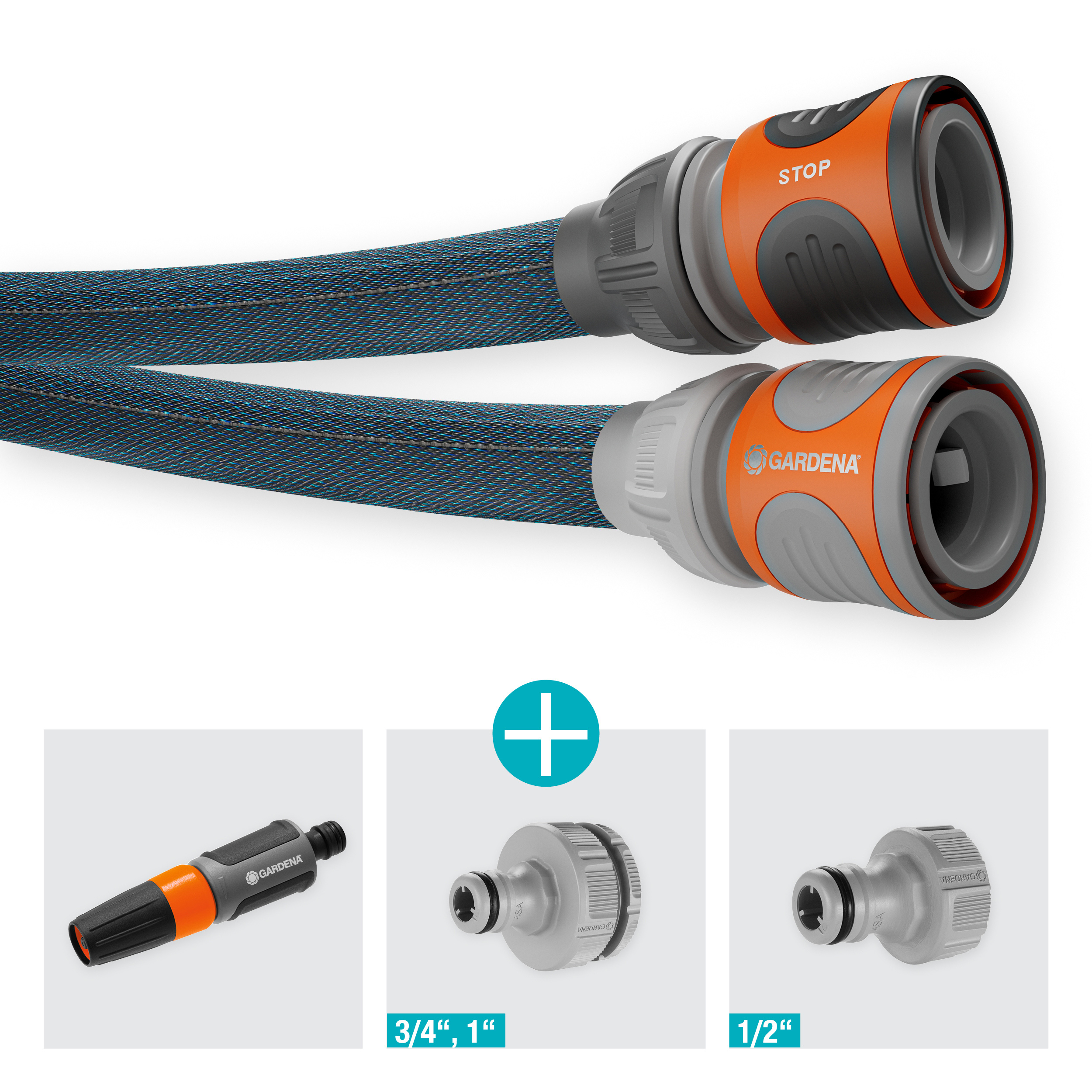 Textilslang Gardena Liano Xtreme 30 m Set med Strålmunstycke