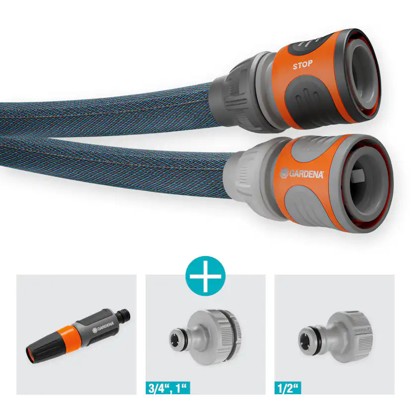 Textilslang Gardena Liano Xtreme 30 m Set med Strålmunstycke