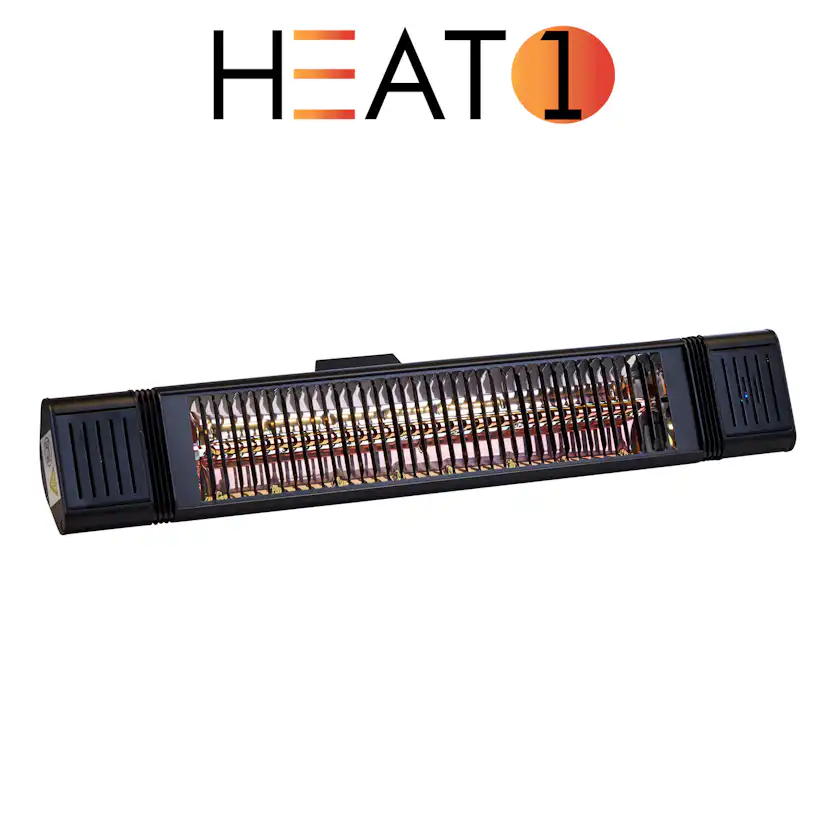HEAT1 ECO Plus-line 2000 W svart 2000W
