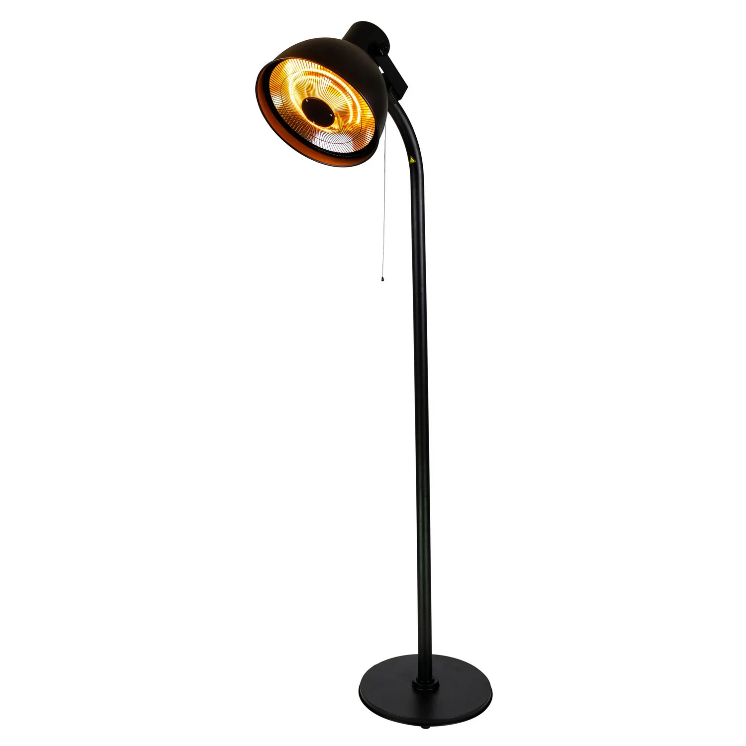 Terrassvärmare Fornorth Delux 2000W Goldmodell Svart