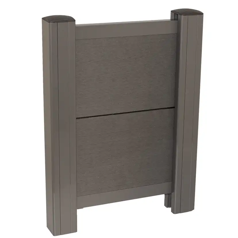 Staketset Hortus Komposit Borstat Höjd 121,1 cm