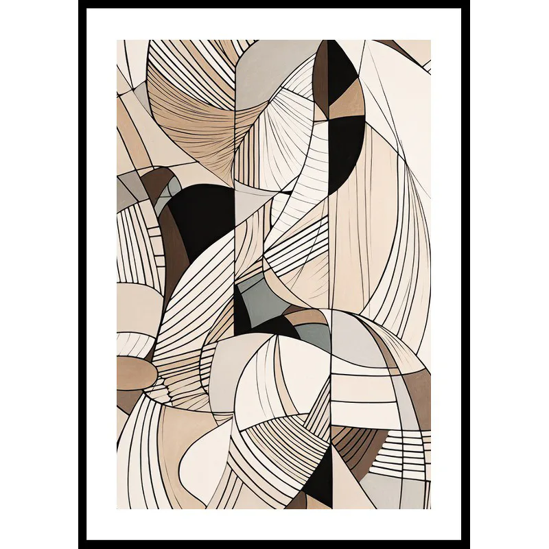 Poster Gallerix Abstract Botanical Pattern