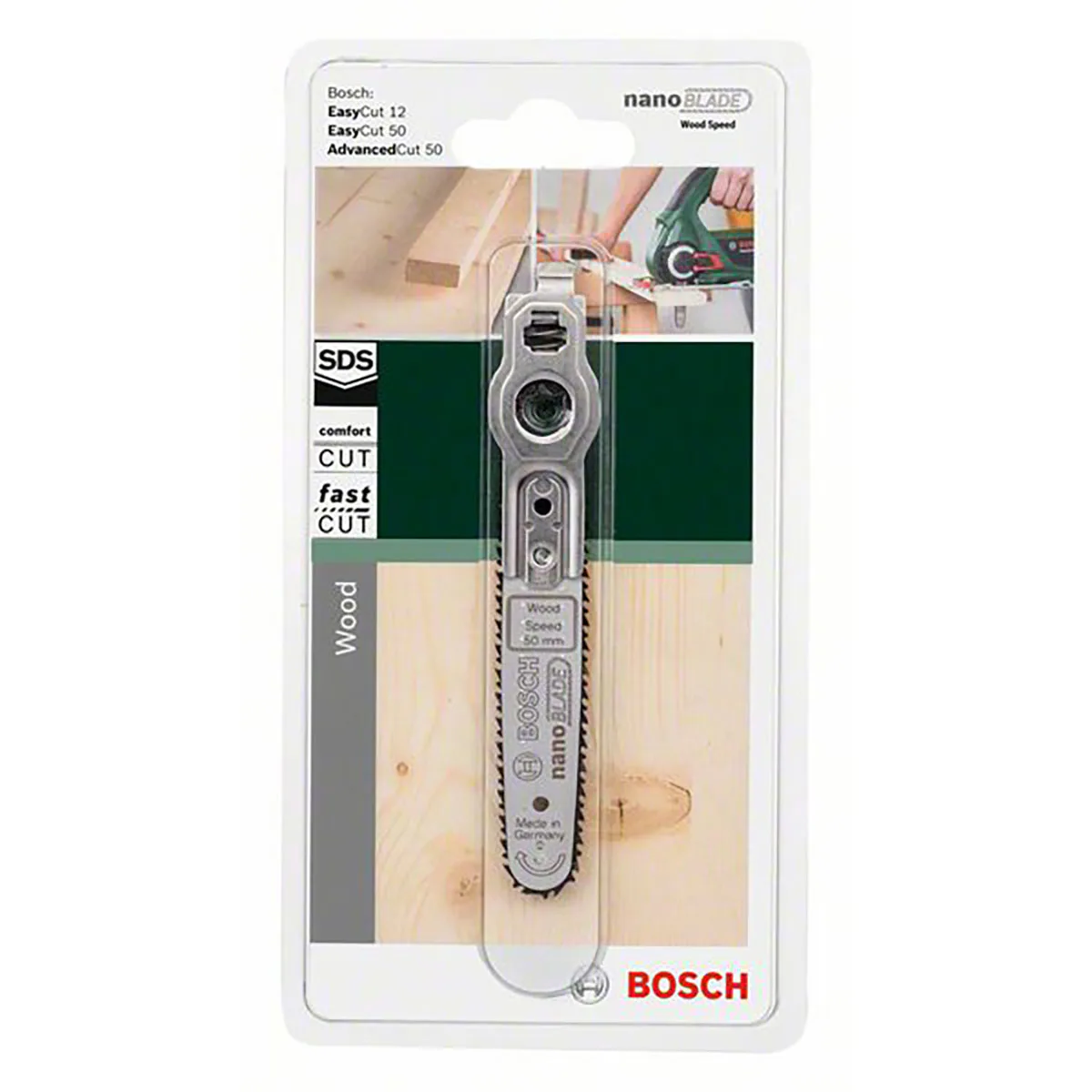 Sågblad Bosch Power Tools Nanoblade Wood Speed 50 mm