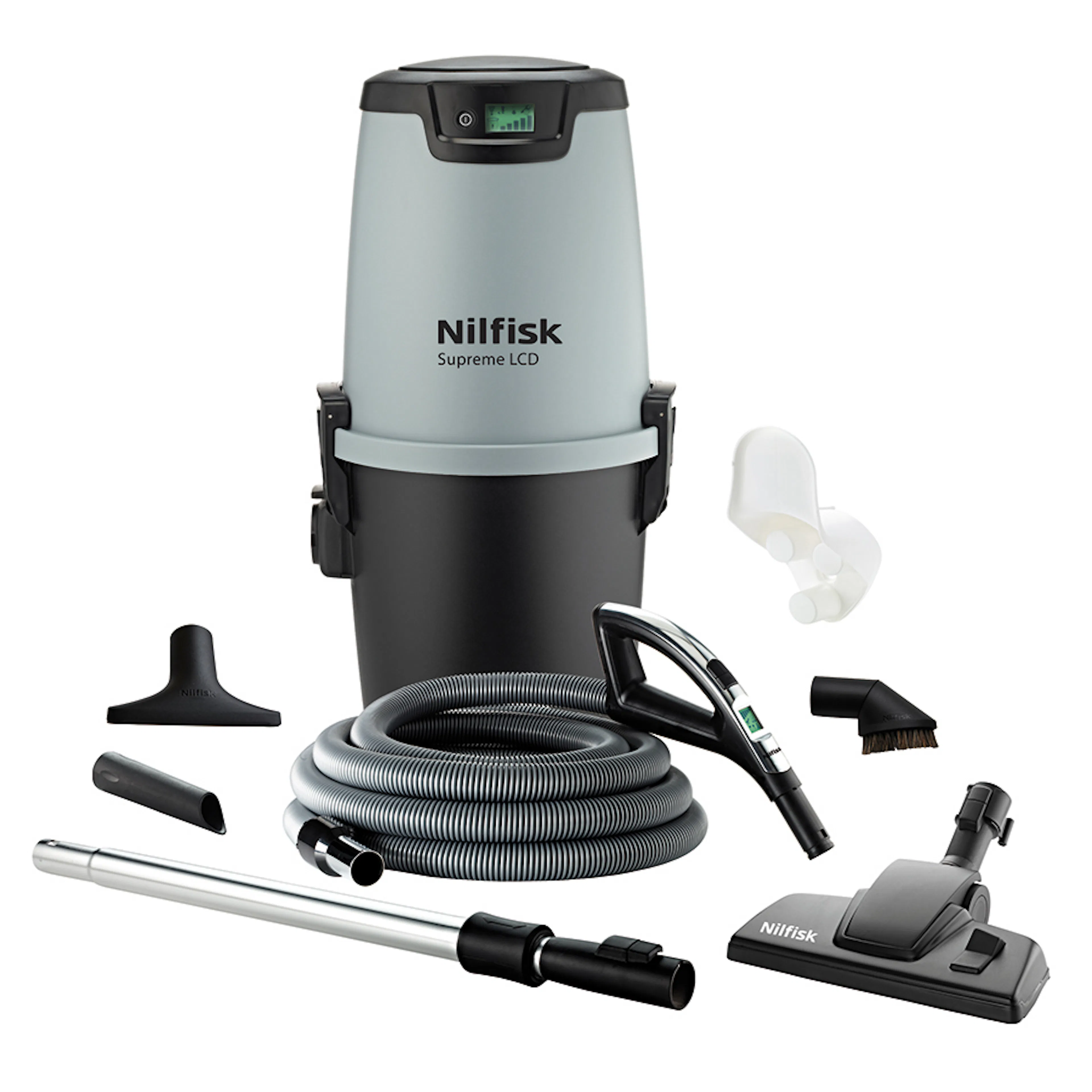Centraldammsugare Nilfisk Supreme All-in-1 LCD Deluxe 500 m² Självrengörande Filter