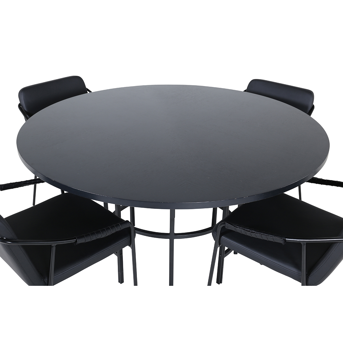 Matgrupp Venture Home Wien med 4 Tjärö Stolar Konstläder