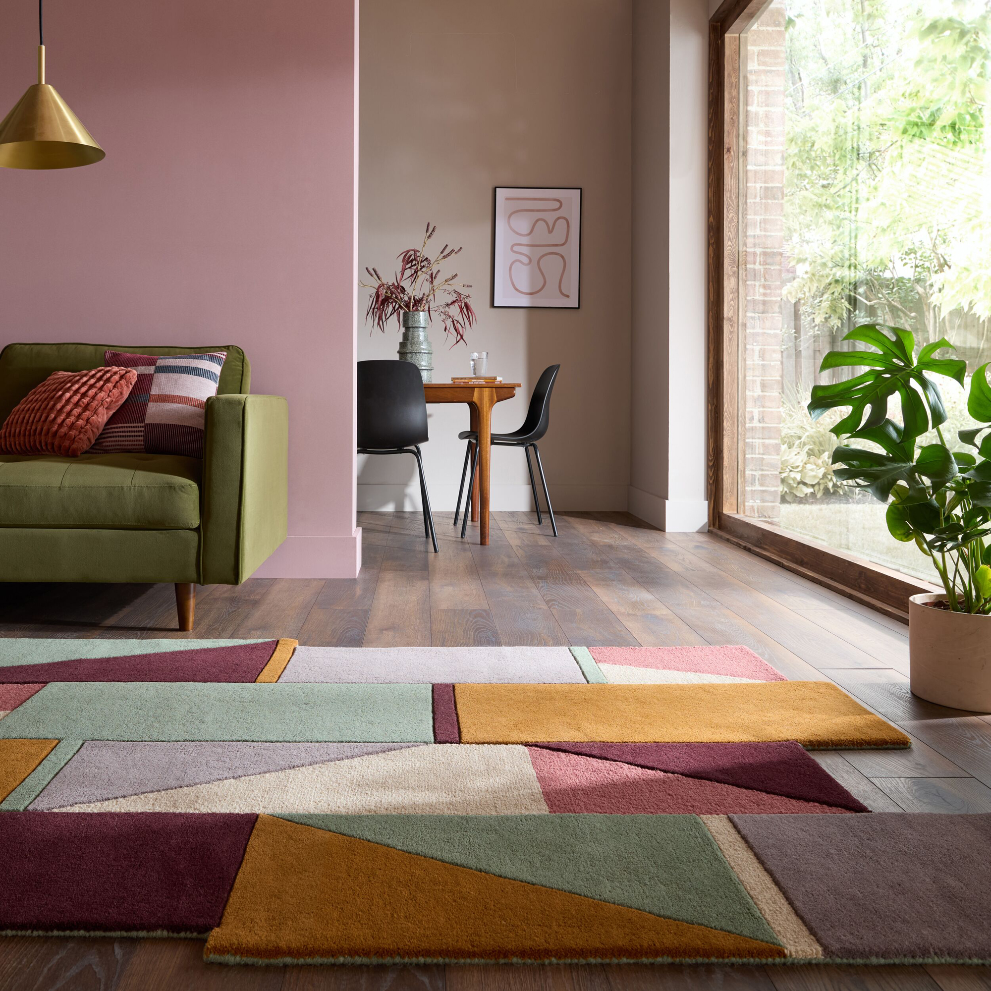 Rektangulär Matta Flair Rugs Shuffle Shaped