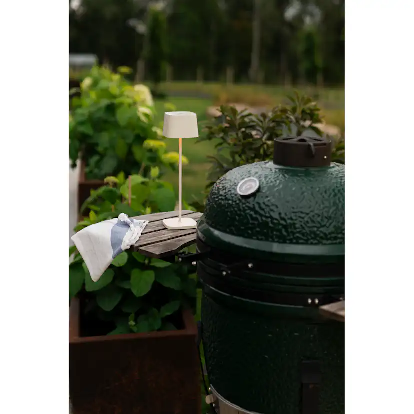 Portabel Lampa Gnosjö Konstsmide Capri Bordslampa USBxGräddvit
