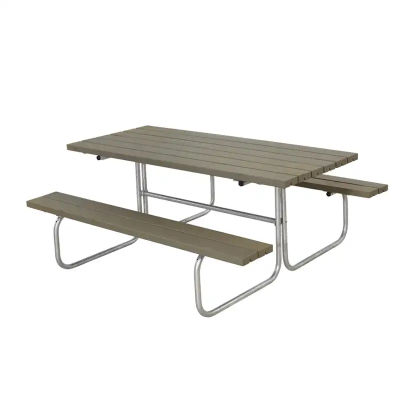 Picknickbord PLUS Classic Gråbrun Utomhus