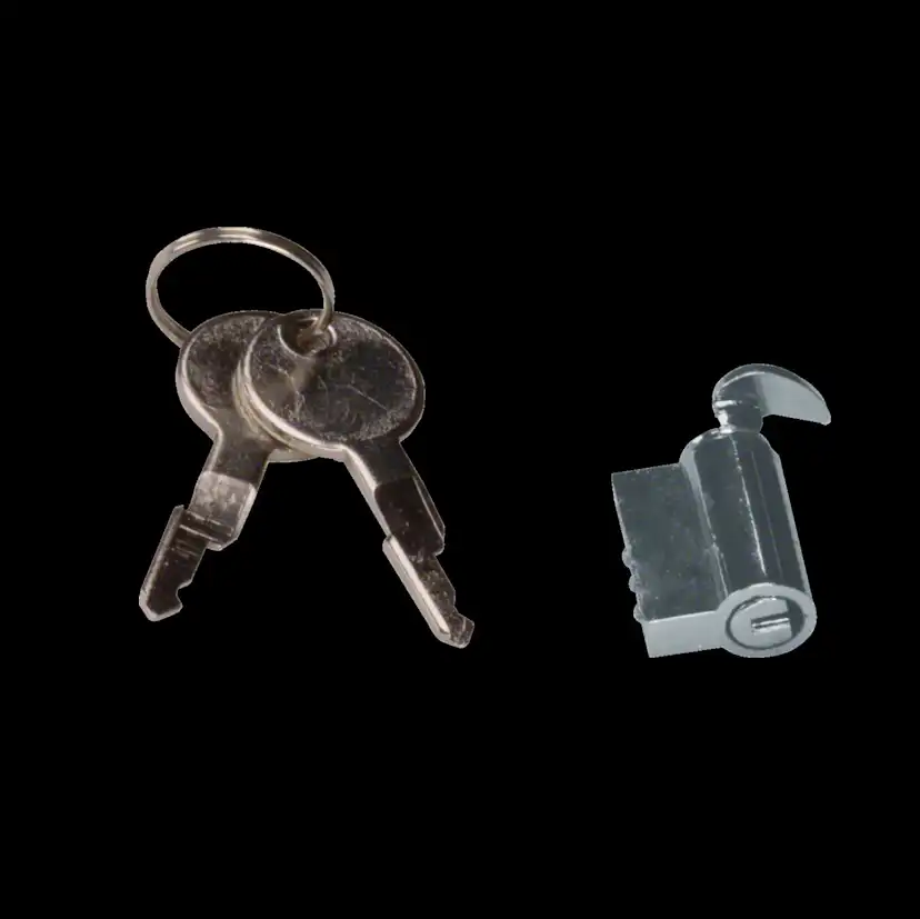 Lås till Gamma-kapsling Hager Plast Inklusive 2 Nycklar