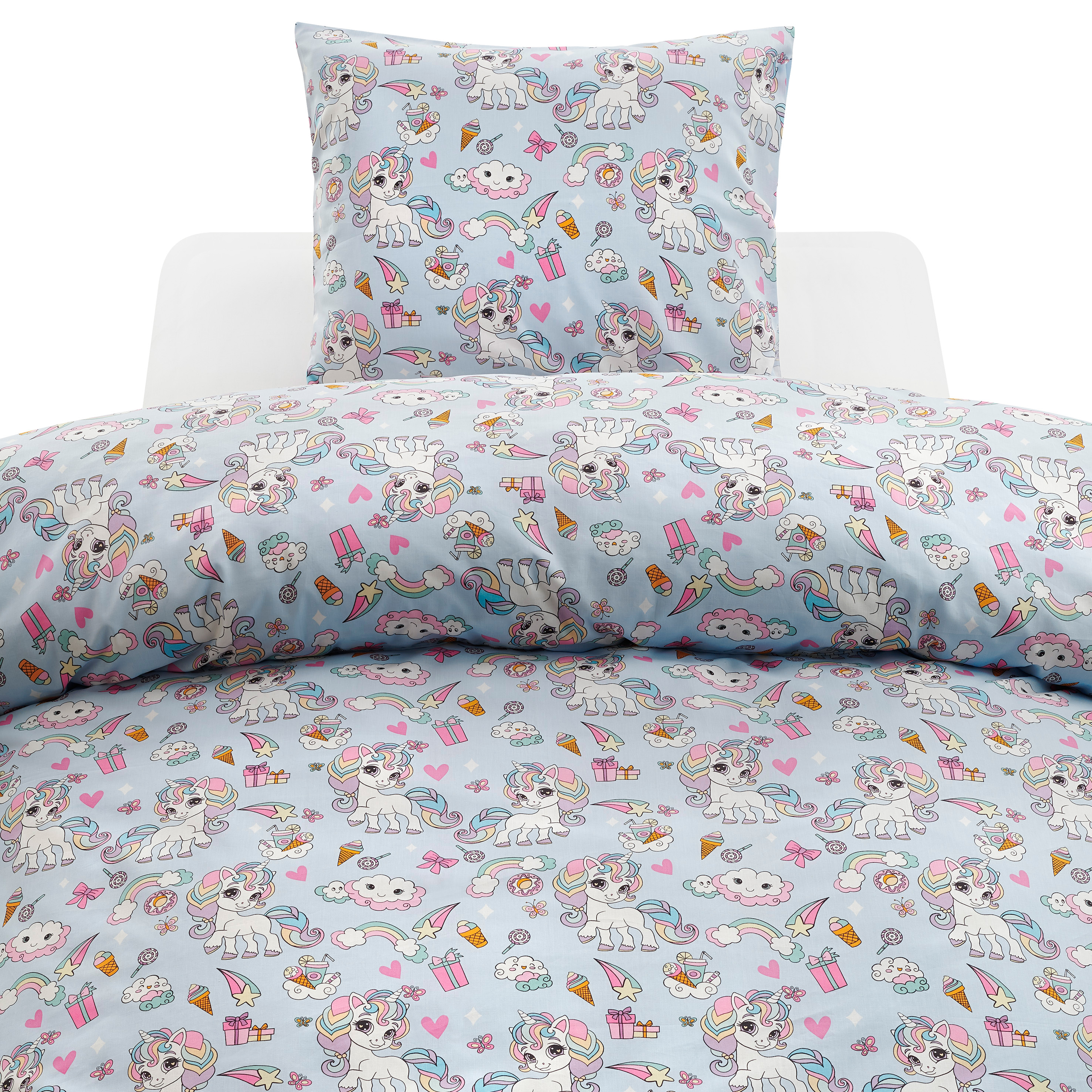 Påslakanset Borganäs of Sweden Enhörning Enkelsäng