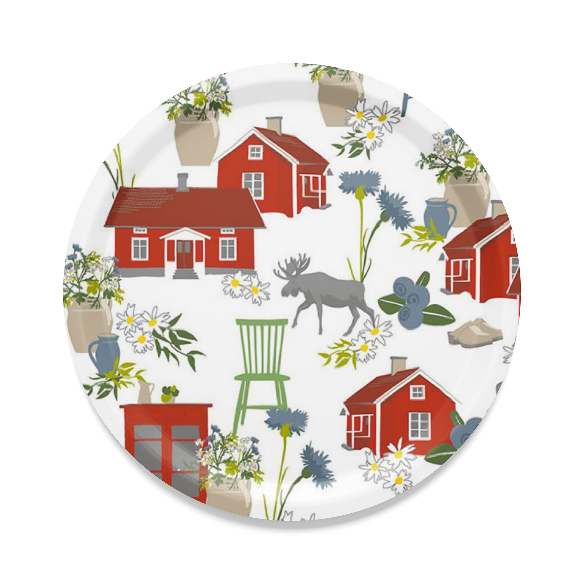 Bricka Arvidssons Textil Strövtåg Rund