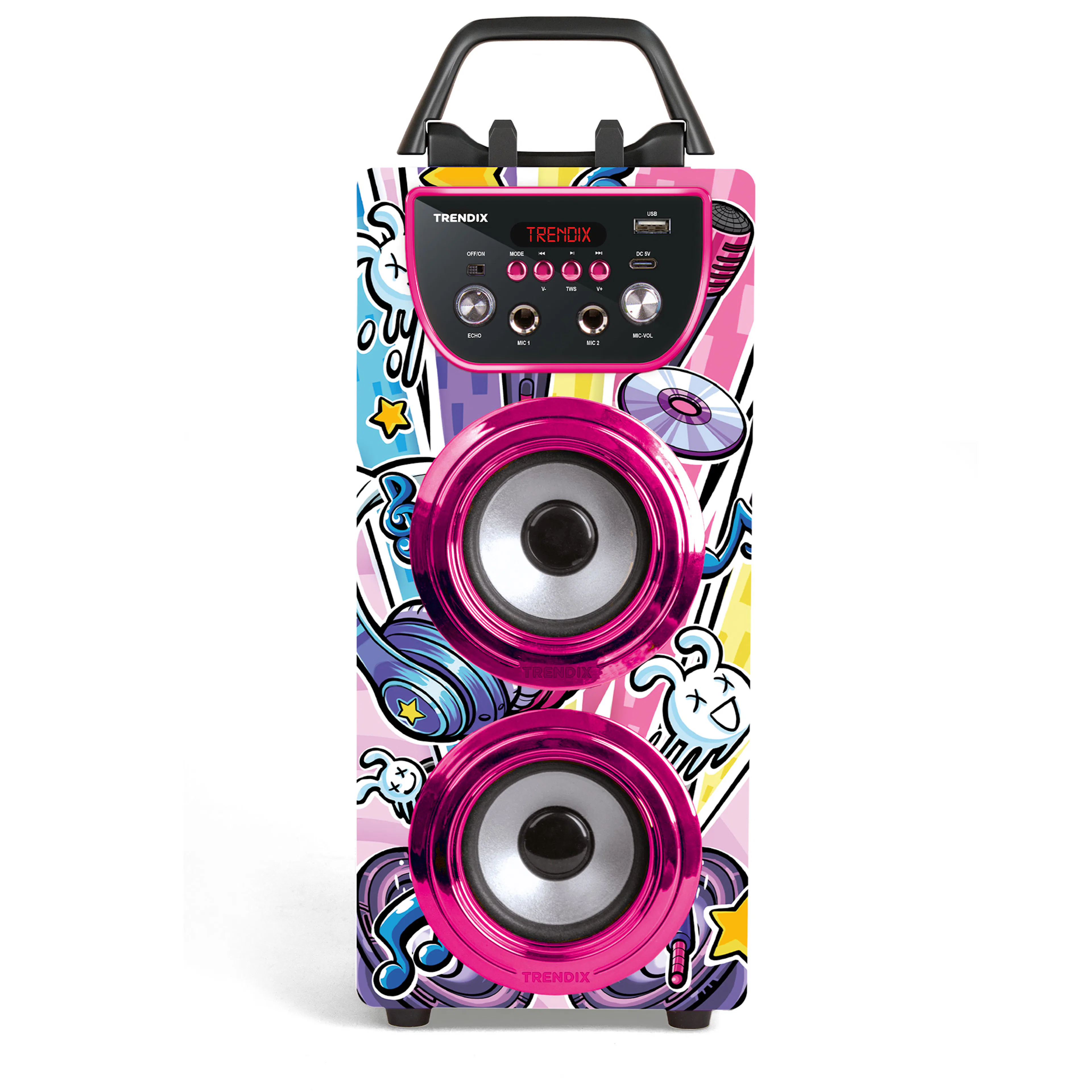 Karaokemaskin Trendix Party Edition Med 2 Mikrofoner