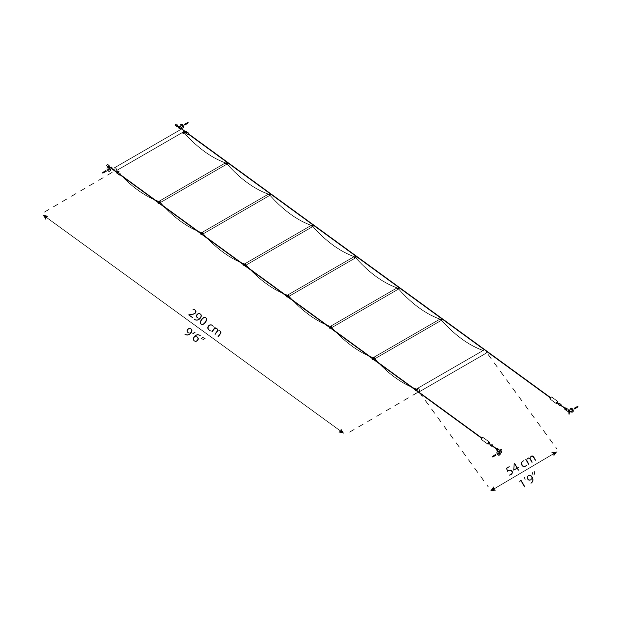 Persienn Canopia by Palram Skuggkit Vit Till Pergola 3 x 6,2 m