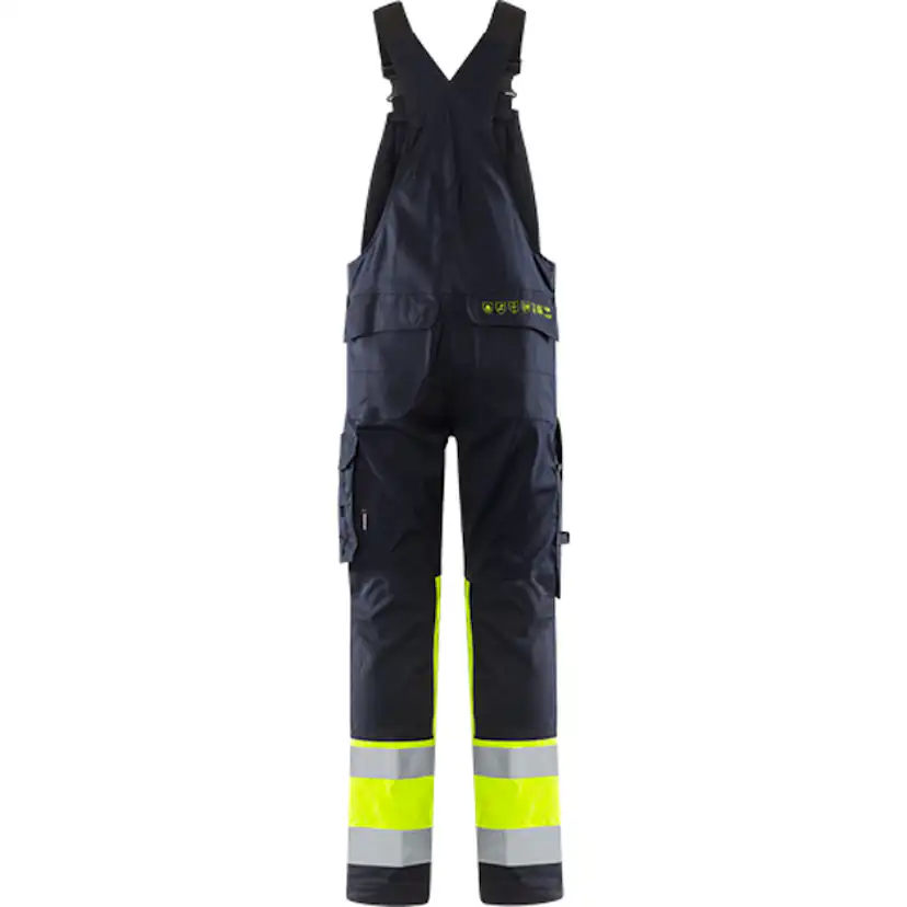 HÄNGSLEBYXA FLAM 2168 ATHF Färg: Varselgul/Marinblå, Storlek: C54