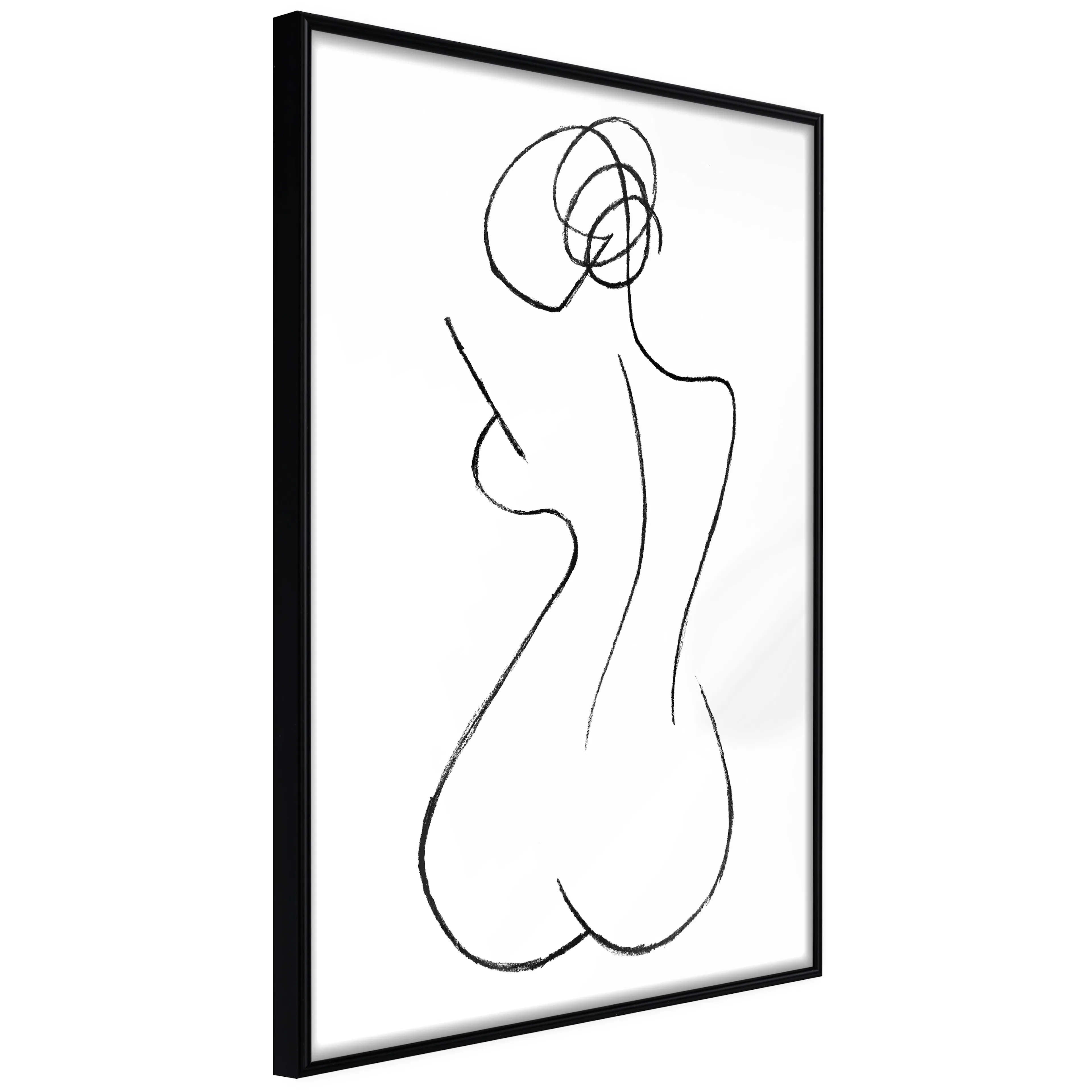 Affisch - Female Shapes [Poster] 20x30 Svart ram, 20x30 cm