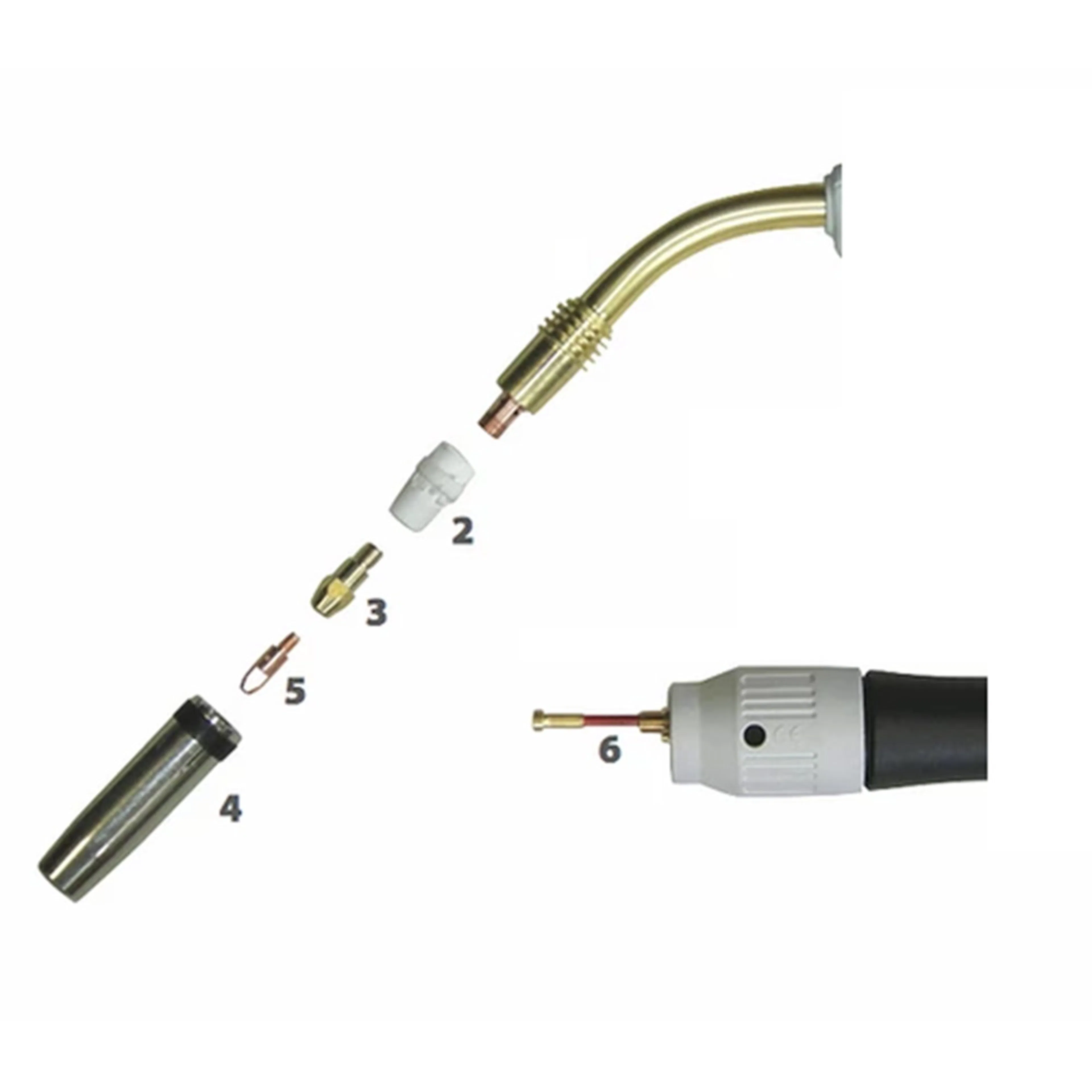 Kontaktrörshållare M36 M6 (28) x2st