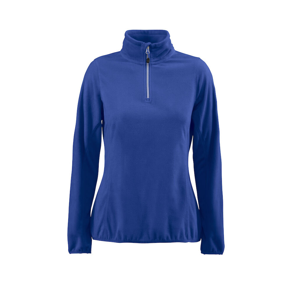 Printer Railwalk lady fleece ½ zip Blue XXL Storlek: XXL, Färg: Blå