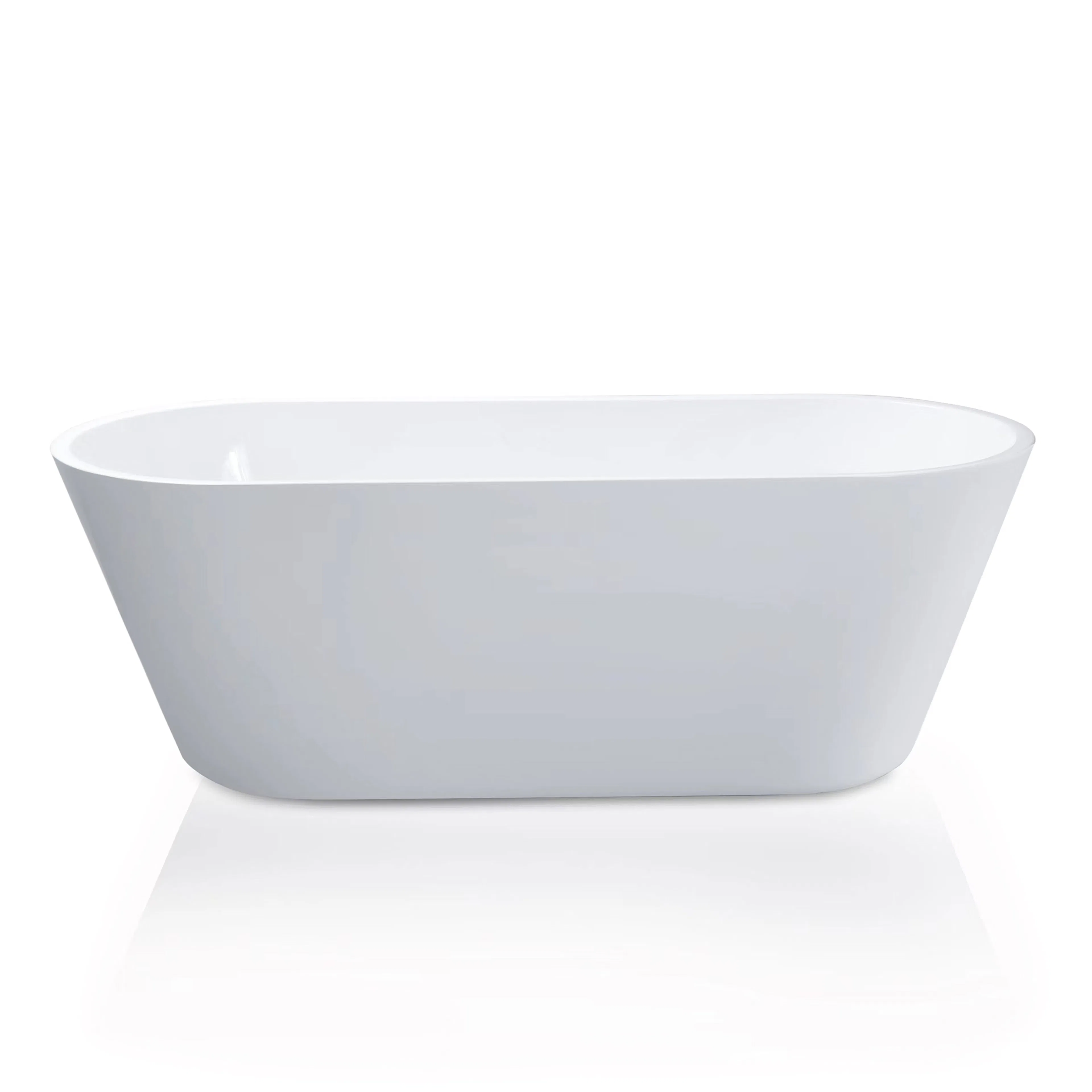 Lykke Badkar Polar Deluxe 1600x750x580mm, vit Längd: 1600 mm