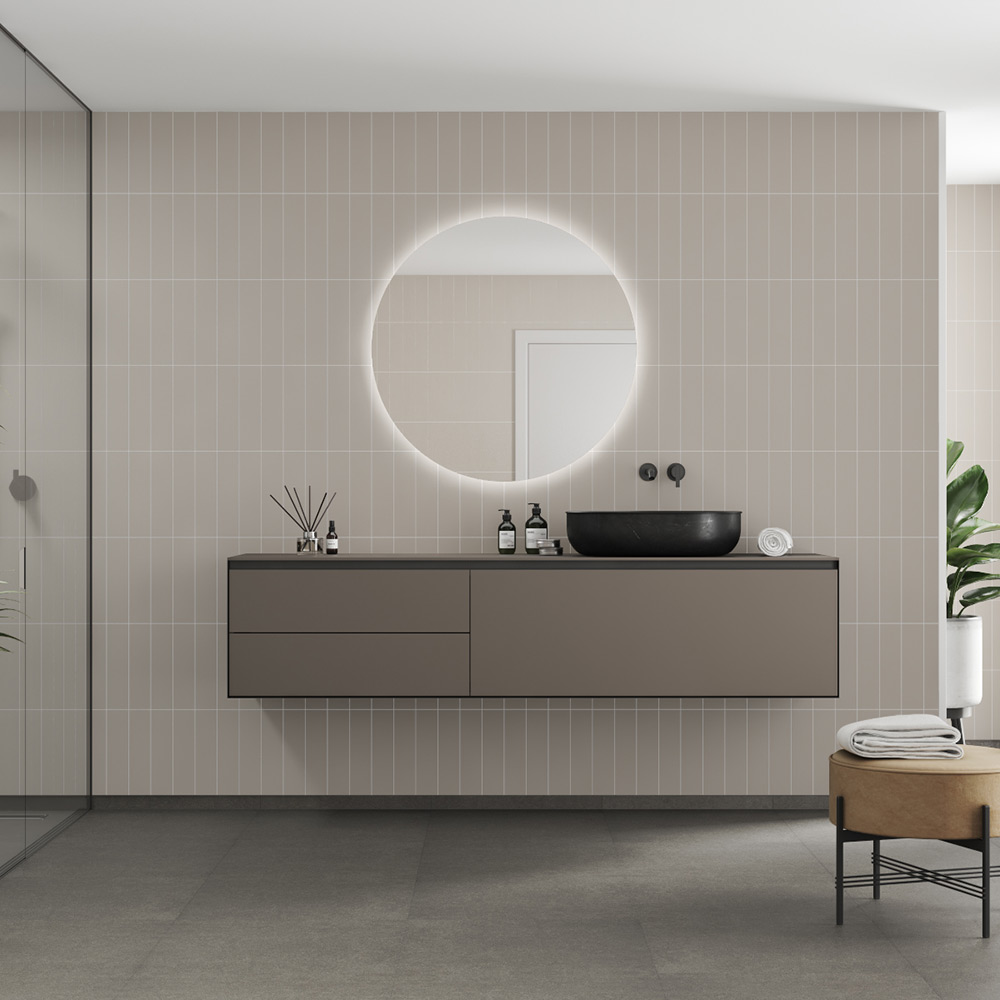 Våtrumsskiva Fibo 5200-M0830 EM Warm Grey 10x620x2400 mm