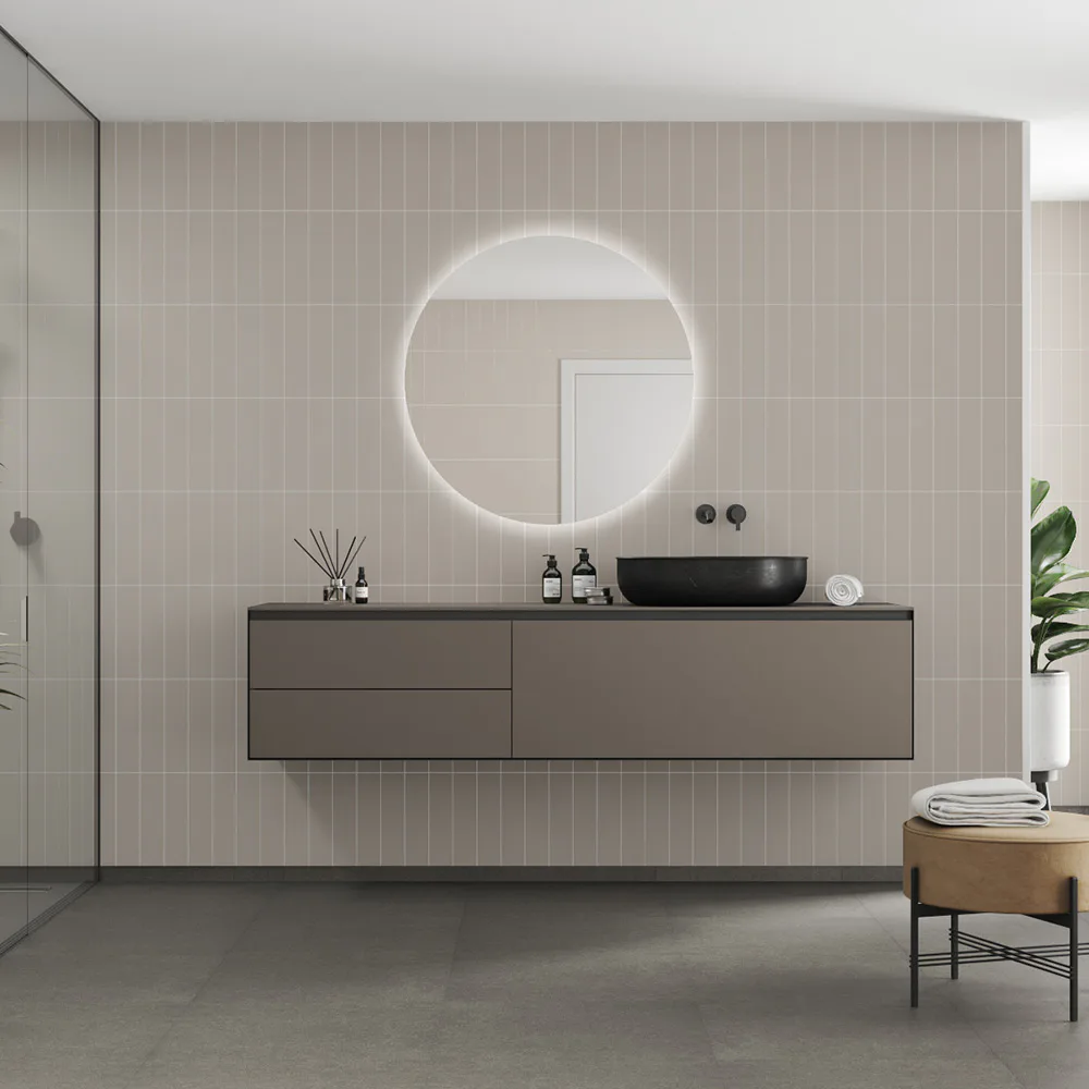 Våtrumsskiva Fibo 5200-M0830 EM Warm Grey 10x620x2400 mm