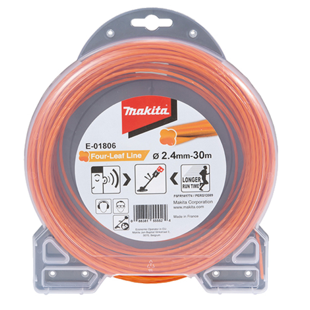Trimmertråd Makita E-01806 30mx2,4 mm
